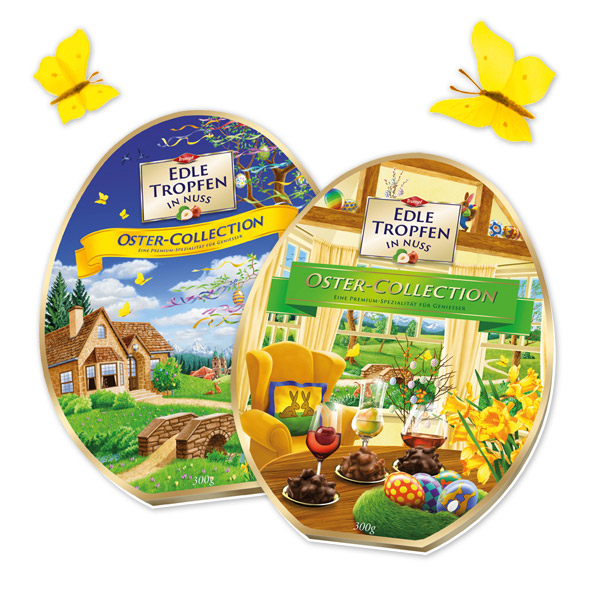 Edle Tropfen Oster-Collection Osterei-Formverpackung