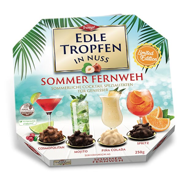 Edle Tropfen in Nuss Sommer Fernweh 2023