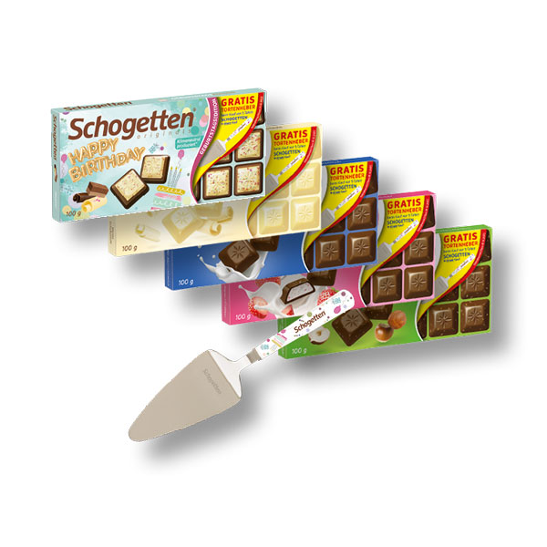 Schogetten Tortenheber-Aktion