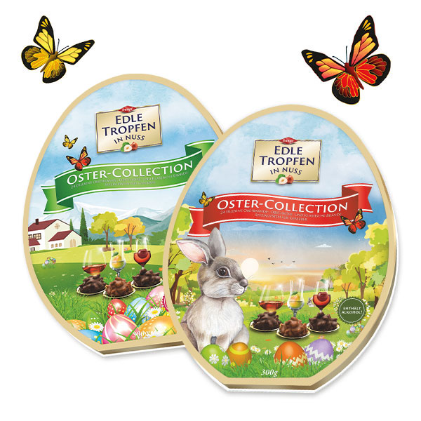 Edle Tropfen Oster-Collection Osterei-Formverpackung